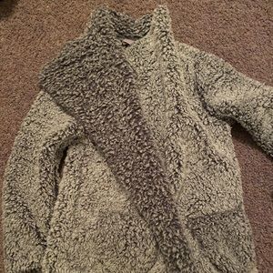 sherpa cardigan